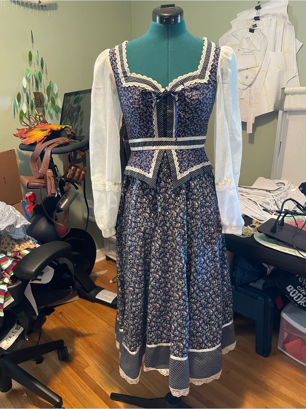 Vintage 1970s Gunne Sax Midi